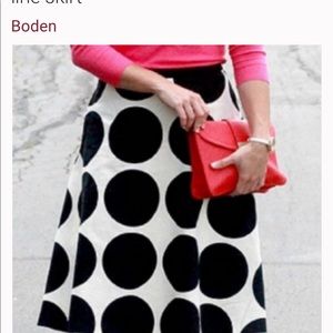 Boden Polka for skirt